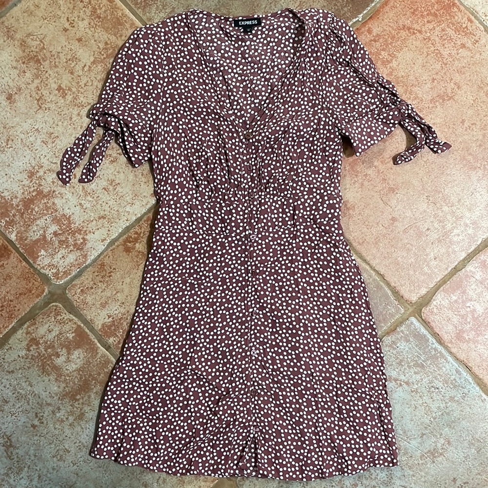 Worn once Express mini dress with short sleeves